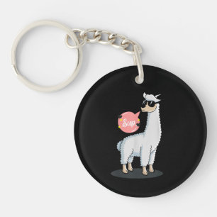 Sup No Drama Llama Animal Lover Awesome Funny Cute Key Ring