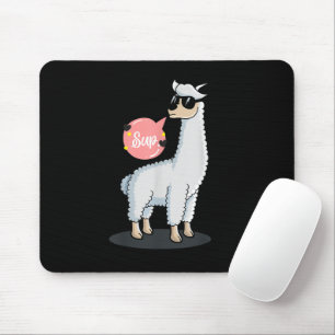 Sup No Drama Llama Animal Lover Awesome Funny Cute Mouse Mat