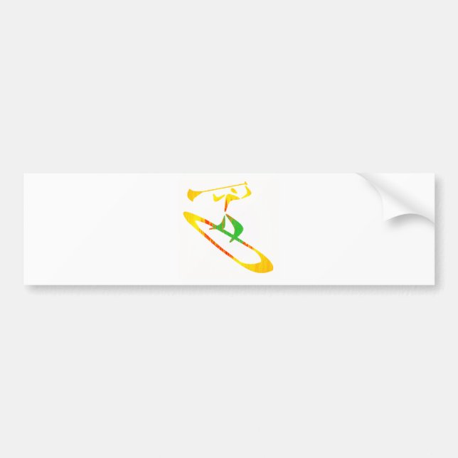 SUP ON MALIBU BUMPER STICKER (Front)