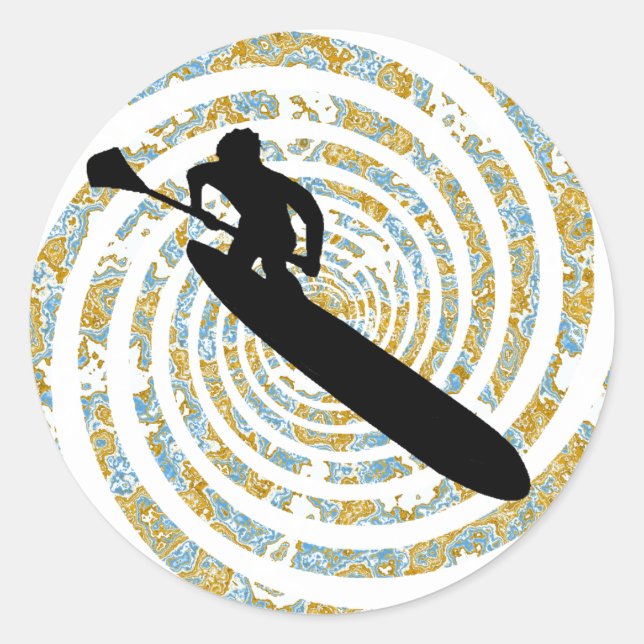 SUP WE IDENTIFY CLASSIC ROUND STICKER (Front)