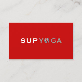 SUP YOGA BUSINESS CARD