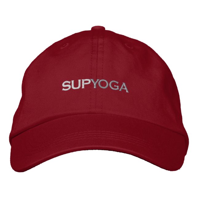 SUP YOGA EMBROIDERED HAT (Front)