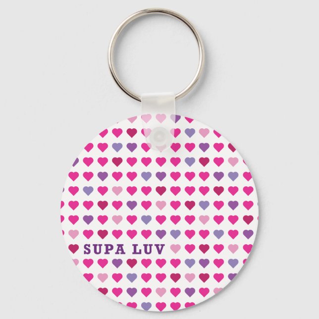 Supa Luv Key Chain (Front)
