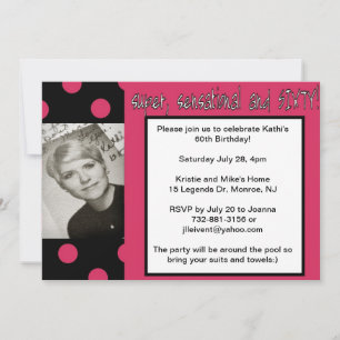 super 60th birthday invitation