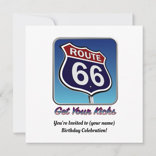 Super 66 invitation (Front)