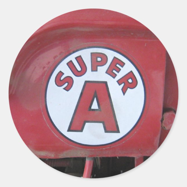 Super A Vintage Truck Classic Round Sticker (Front)