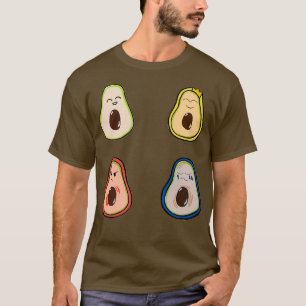 Super adorable and minimalistic mood avocado patte T-Shirt