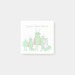Super Alien Movie Full Character Post-it® Notes