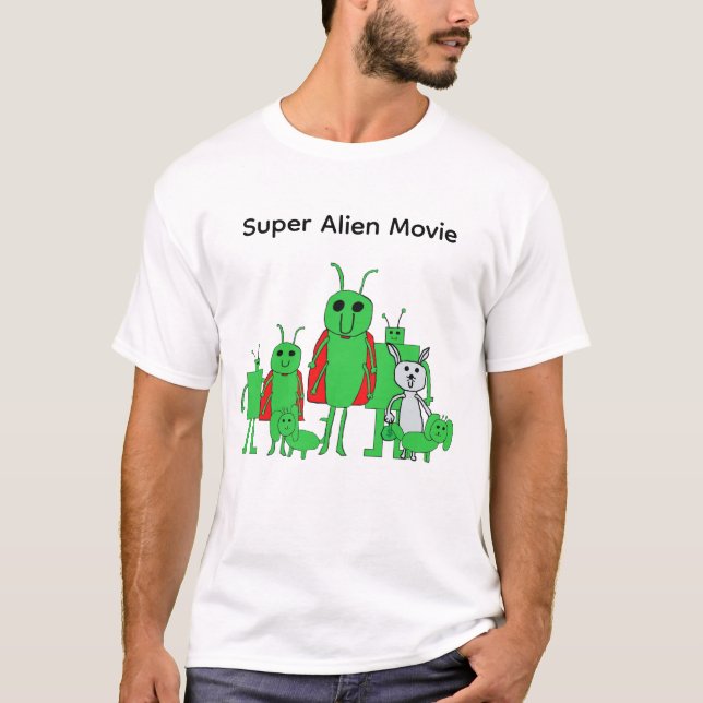 Super Alien Movie Full Character Tee (Front)