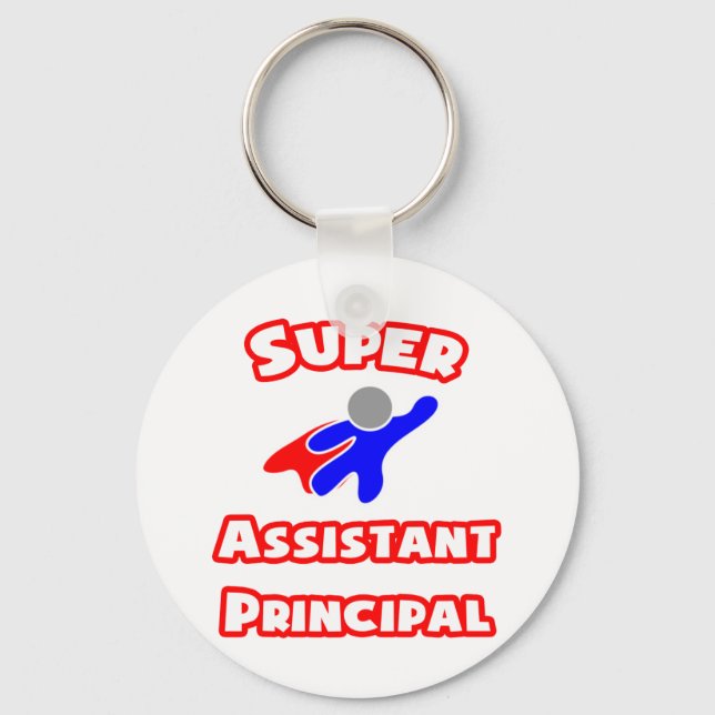 Super Assistant Principal Key Ring (Front)