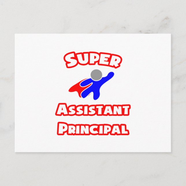 Super Assistant Principal Postcard (Front)