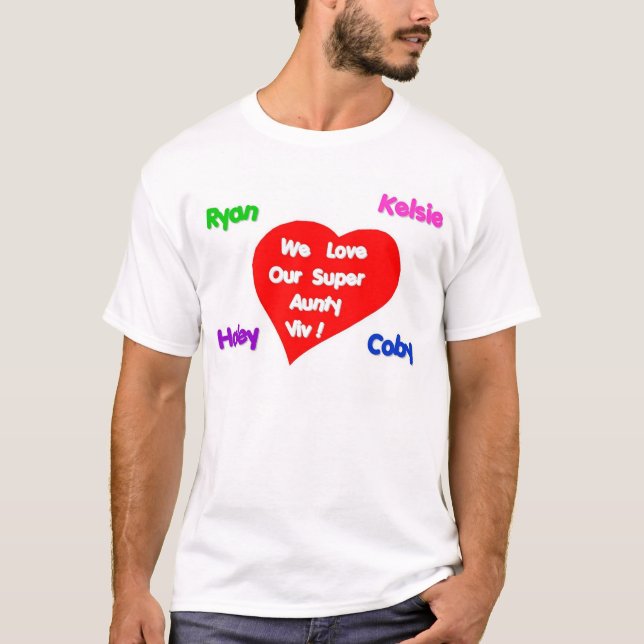 Super Aunty Viv T-Shirt (Front)