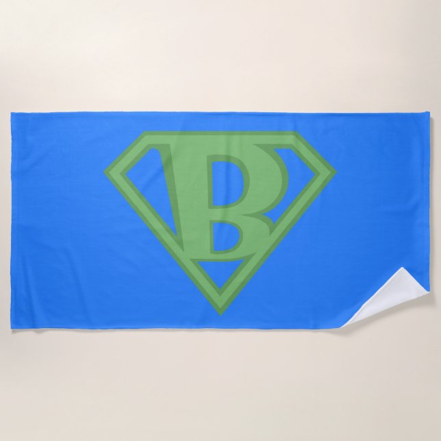 Super B Beach Towel (Front)