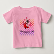 SUPER BABY GIRL tutu body suit with a girl superhe