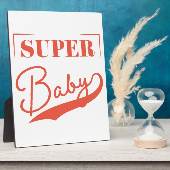 Super Baby Plaque (Side)