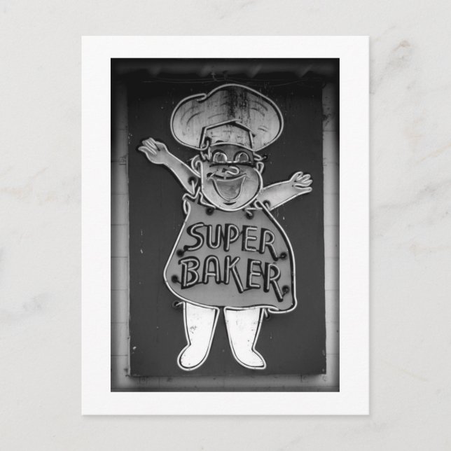 Super Baker Postcard (Front)
