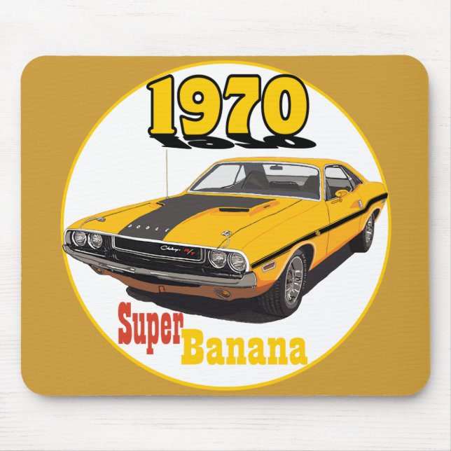 Super Banana Mouse Mat (Front)