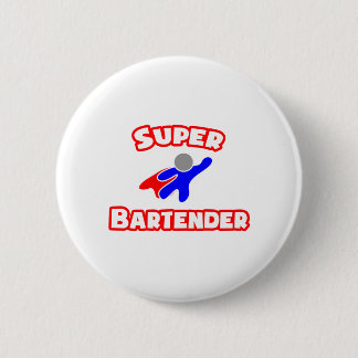 Super Bartender 6 Cm Round Badge