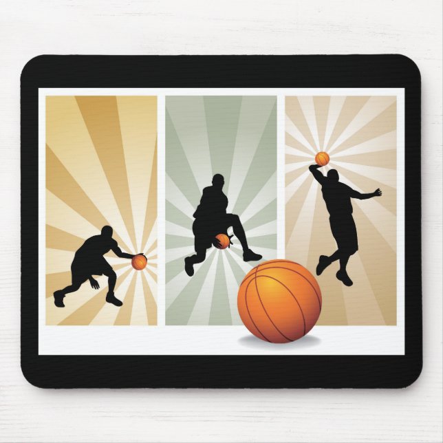super-basketball mouse mat (Front)