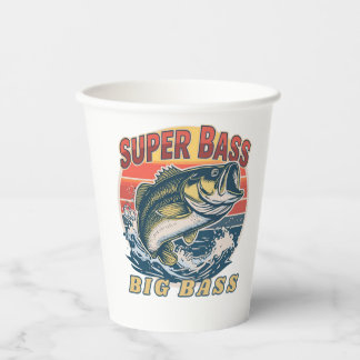 Super Bass Big Bass Paper Cups