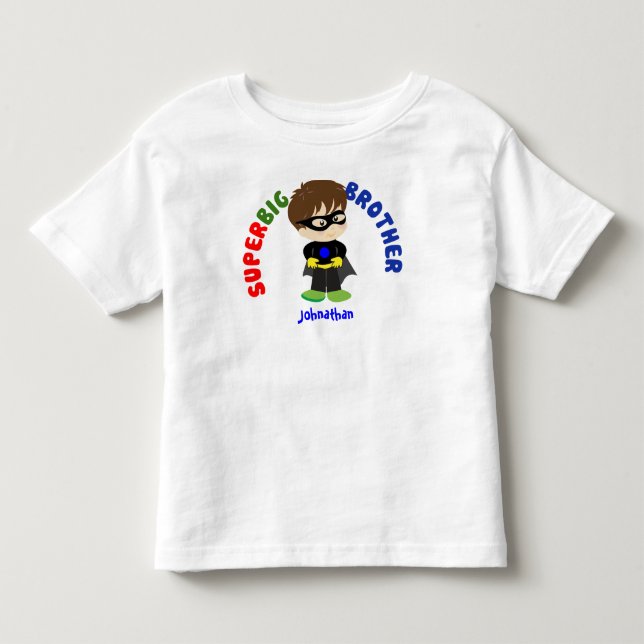 Super big brother tee custom name (Front)