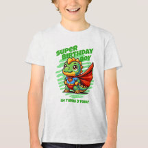 Super Birthday Boy T-Shirt - Custom Name & Age