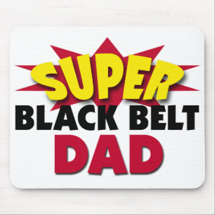 Super Black Belt Dad Mouse Mat