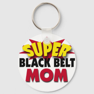 Super Black Belt Mum Key Ring