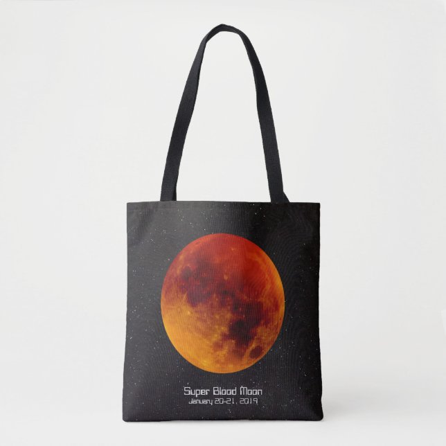 Super Blood Moon Eclipse 2019 Tote Bag (Front)