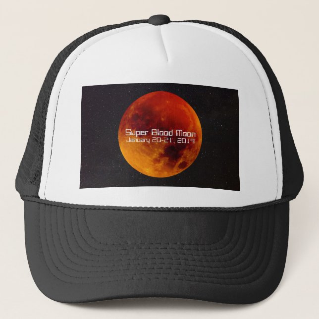 Super Blood Moon Trucker Hat (Front)