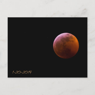 Super Blood Wolf Moon Total Postcard