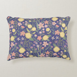 Super bloom pillow Romantic soft pastel floral
