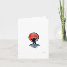 "Super Blue Blood Moon," blank greeting card