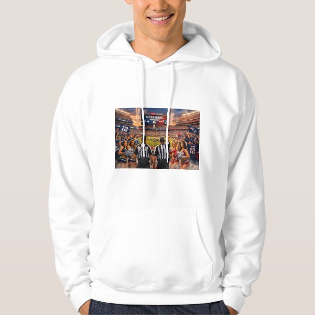  Super Bowl 60 Rematch Football Sweatshirt (Front)