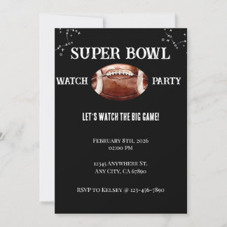 Super Bowl Invitation