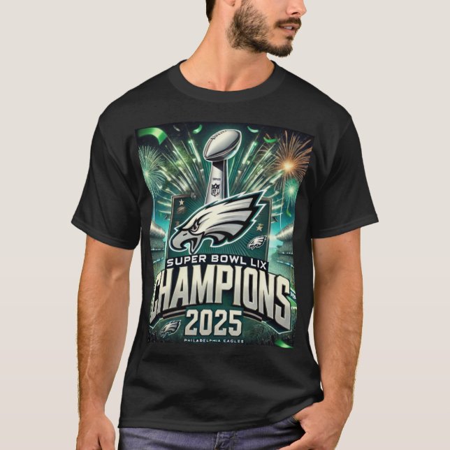 SUPER BOWL LIX CHAMPIONSHIP T SHIRT (Front)