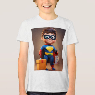  "Super Box Man" Tri-Blend Shirt
