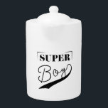 Super Boy<br><div class="desc">Super Boy is a modern script design that celebrates the courage and strength of young boys. This design is also available for all members of your family, so don't forget to check it out on our shop.</div>