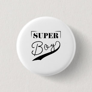 Super Boy 3 Cm Round Badge