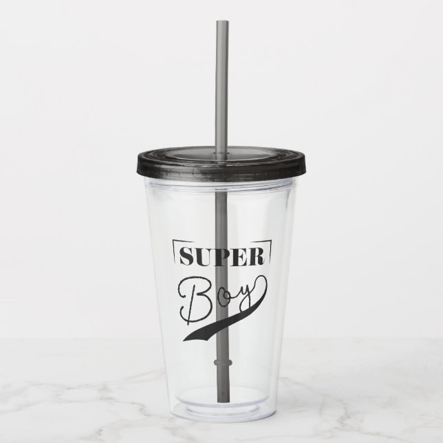 Super Boy Acrylic Tumbler (Front)
