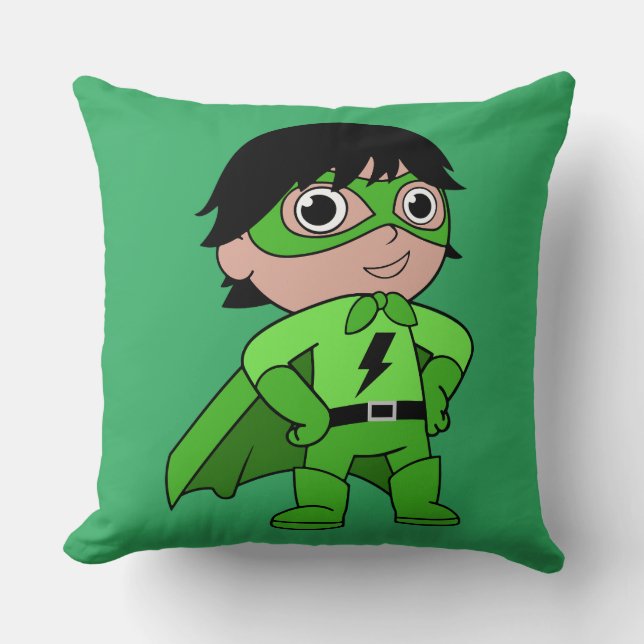 Super Boy Action Hero Cushion (Front)
