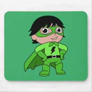 Super Boy Action Hero Mouse Mat