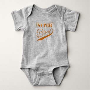 Super Boy Baby Bodysuit