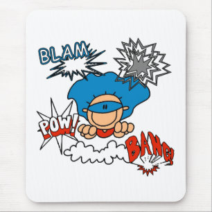 Super Boy Blam Bang Pow Mouse Mat