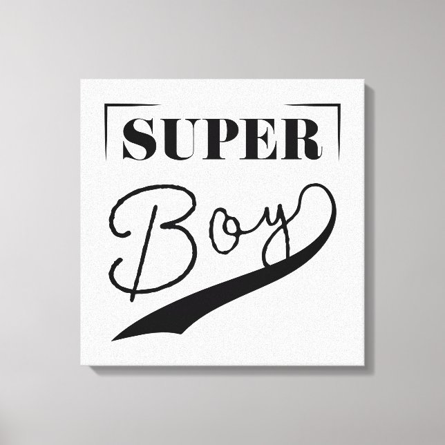 Super Boy Canvas Print (Front)