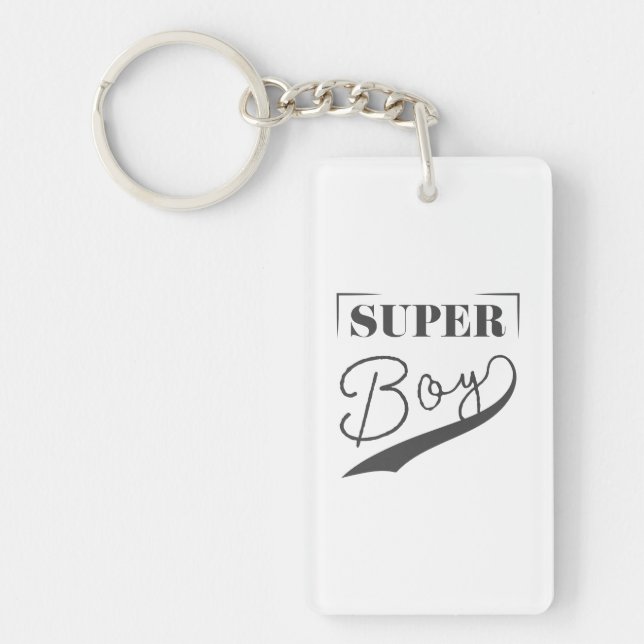 Super Boy Key Ring (Front)