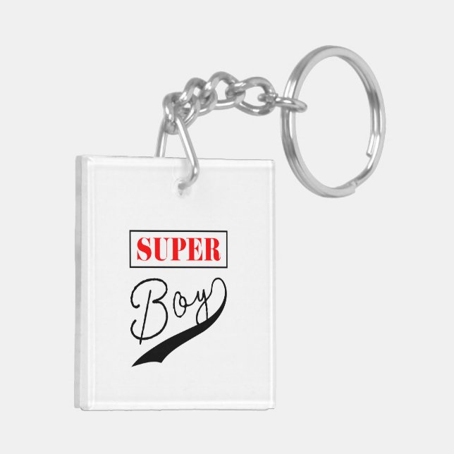 Super Boy  Key Ring (Back Left)