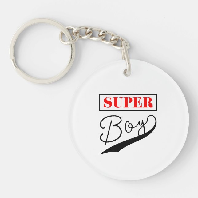 Super Boy  Key Ring (Front)