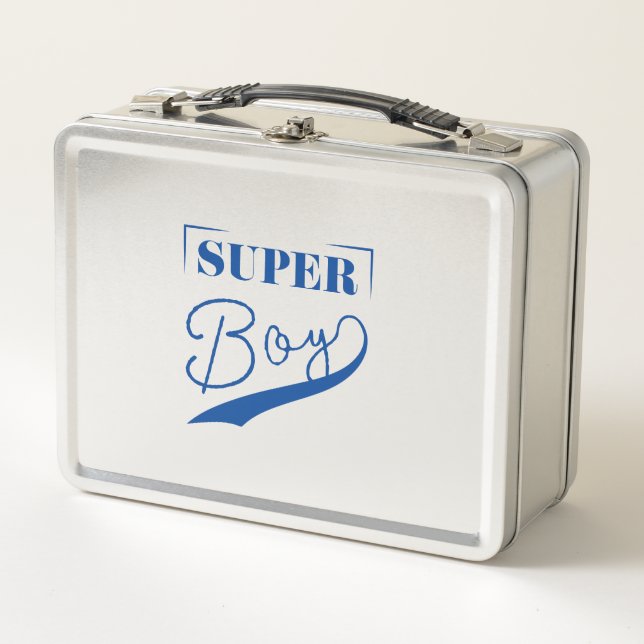 Super Boy Metal Lunch Box (Front)