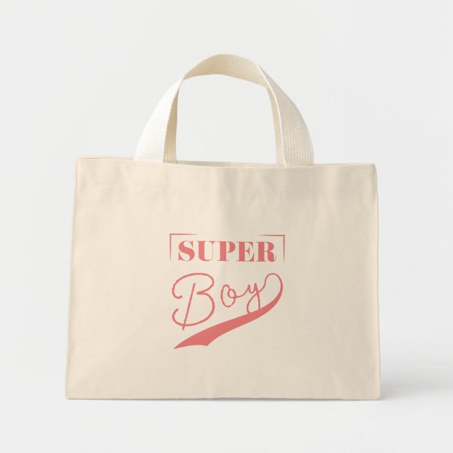 Super Boy Mini Tote Bag (Front)